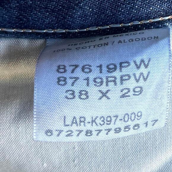 Vintage Y2K Levi’s Style Essential Grunge Opium Dark Wash Denim Jeans - Picture 4 of 4